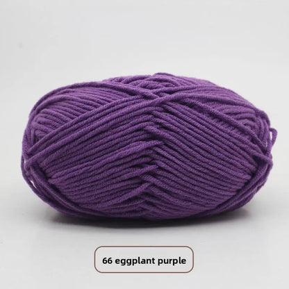 Five-Strand Milk Cotton Yarn for Knitting and DIY Crafts The Crochet Nook