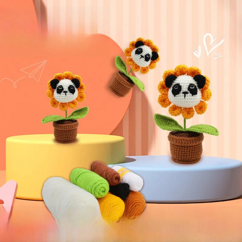 Crochet material kit animal cute figurine The Crochet Nook