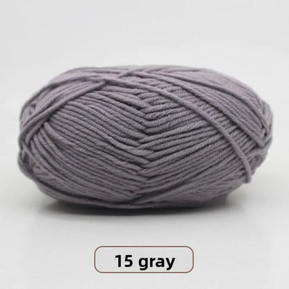 Five-Strand Milk Cotton Yarn for Knitting and DIY Crafts The Crochet Nook