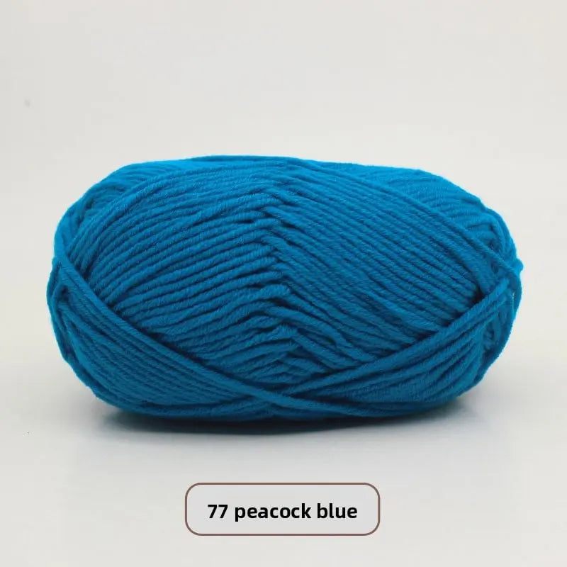 Five-Strand Milk Cotton Yarn for Knitting and DIY Crafts The Crochet Nook