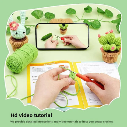 Crochet material kit animal cute figurine The Crochet Nook