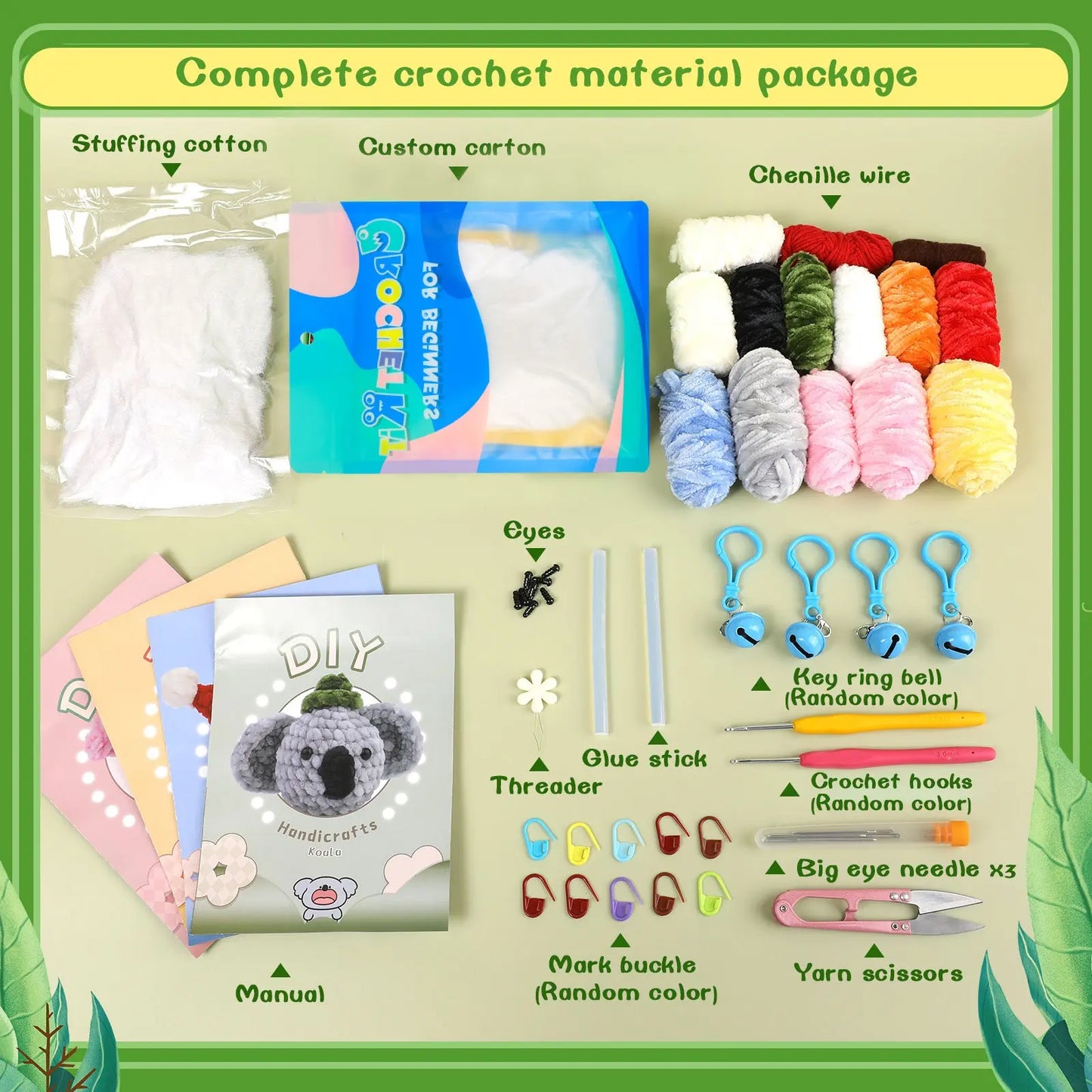 DIY Crochet Doll and Decoration Material The Crochet Nook