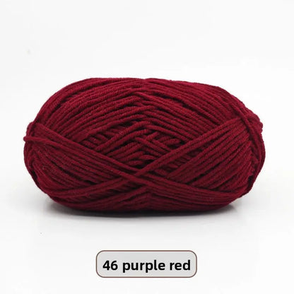 Five-Strand Milk Cotton Yarn for Knitting and DIY Crafts The Crochet Nook
