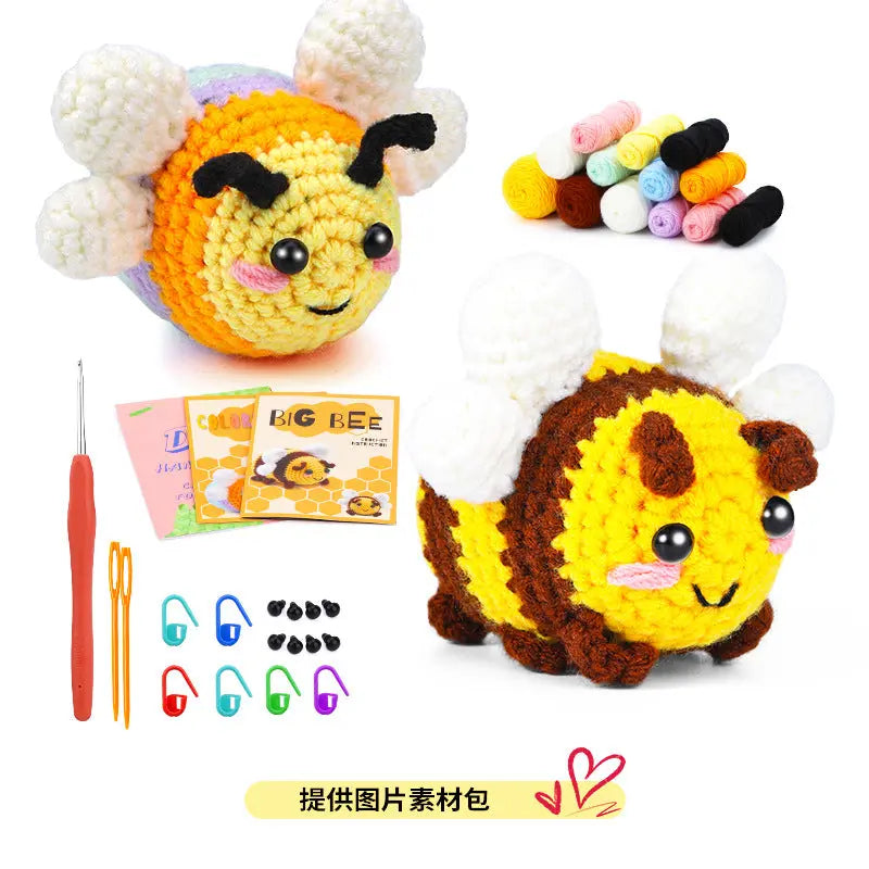 Crochet material kit animal cute figurine The Crochet Nook