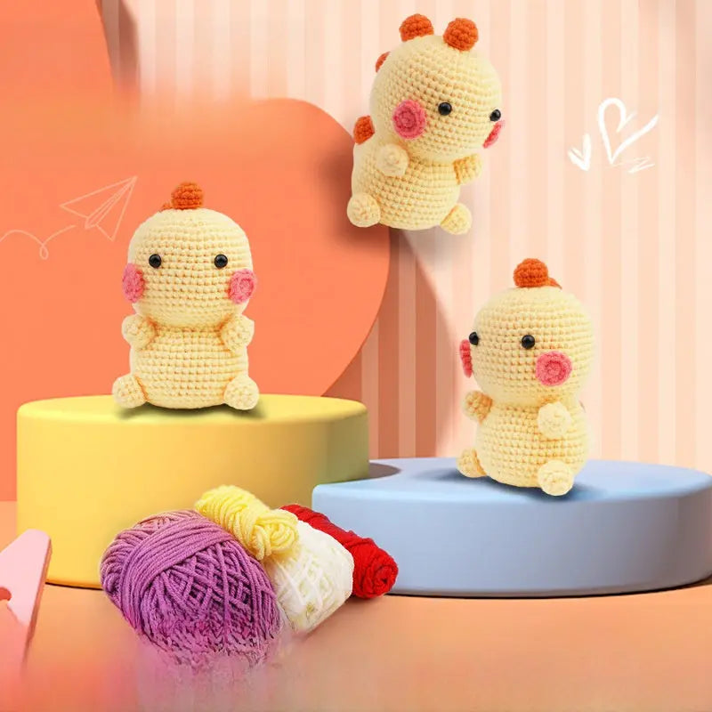 Crochet material kit animal cute figurine The Crochet Nook