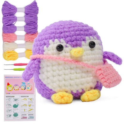 Crochet material kit animal cute figurine The Crochet Nook