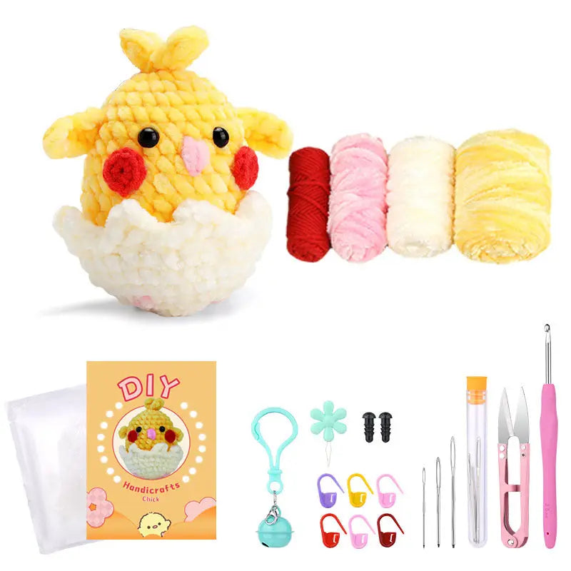 Crochet material kit animal cute figurine The Crochet Nook