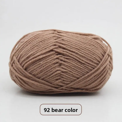 Five-Strand Milk Cotton Yarn for Knitting and DIY Crafts The Crochet Nook
