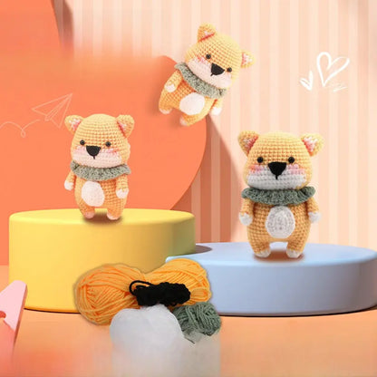 Crochet material kit animal cute figurine The Crochet Nook