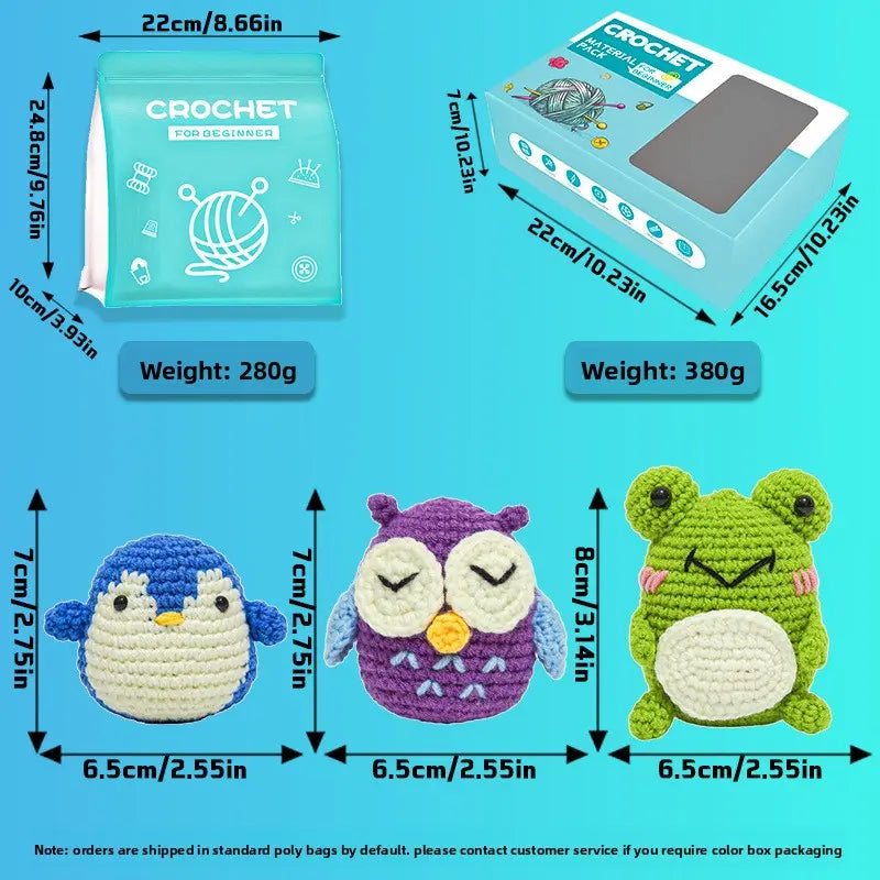 Crochet DIY Kit with English Video Tutorial The Crochet Nook