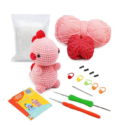 Crochet material kit animal cute figurine The Crochet Nook