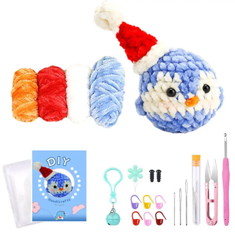 Crochet material kit animal cute figurine The Crochet Nook
