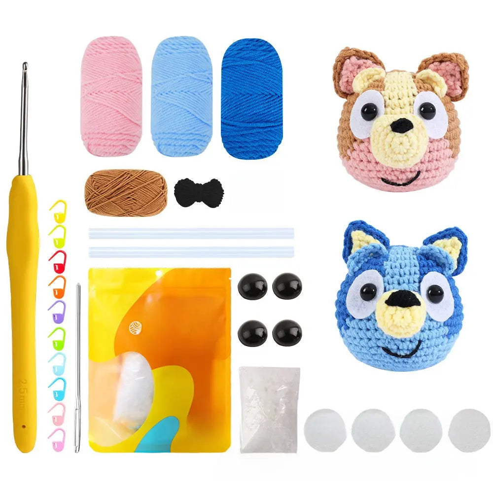 Doll crochet material kit The Crochet Nook