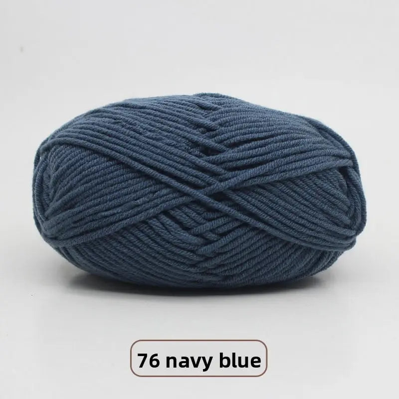 Five-Strand Milk Cotton Yarn for Knitting and DIY Crafts The Crochet Nook