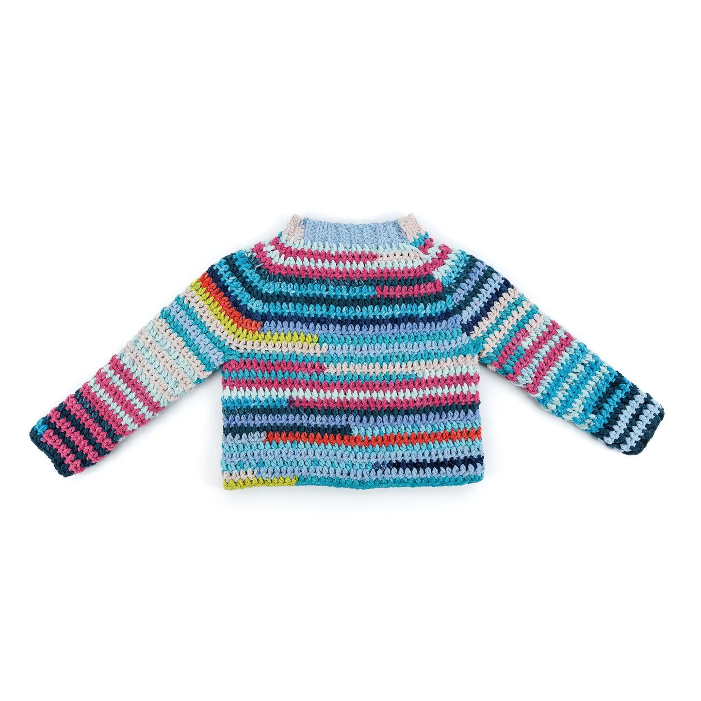 Bernat Patchwork Crochet Pullover Bernat