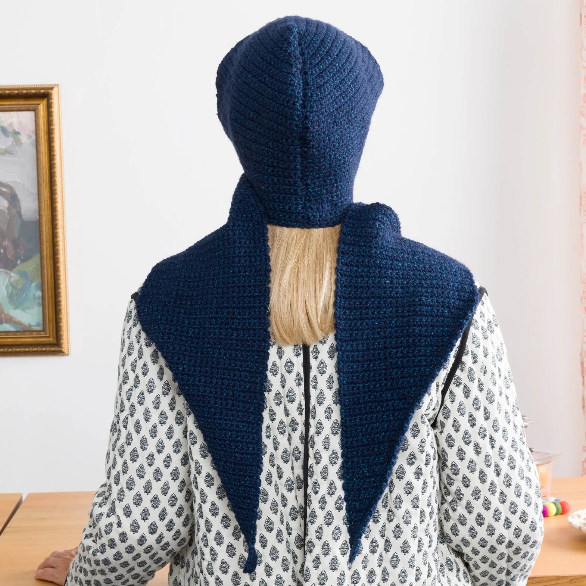 Bernat Whimsy Wrap Crochet Hooded Scarf Bernat