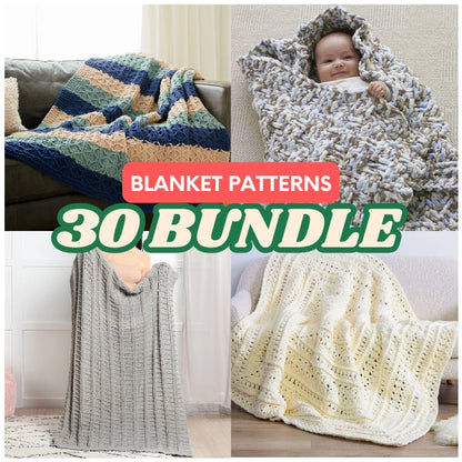 30 Stunning Bernat Bricks Crochet Blanket Patterns