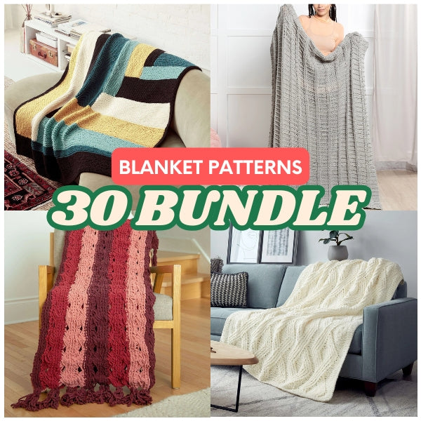 30 Stunning Bernat Bricks Crochet Blanket Patterns