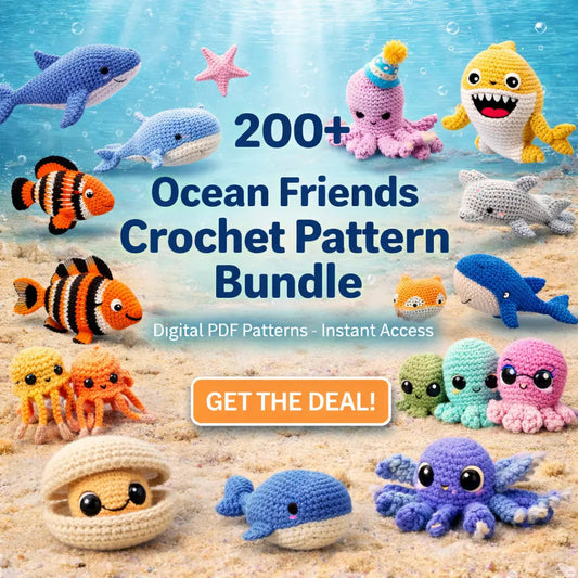 200 + Ocean Amigurumi Patterns (PDF) The Crochet Nook