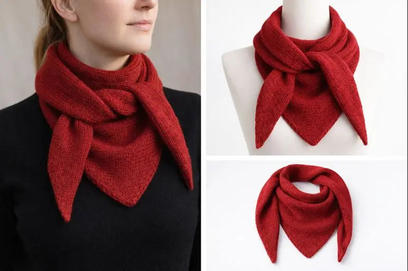 Easy Triangle Scarf Knitting Pattern PDF Bernat