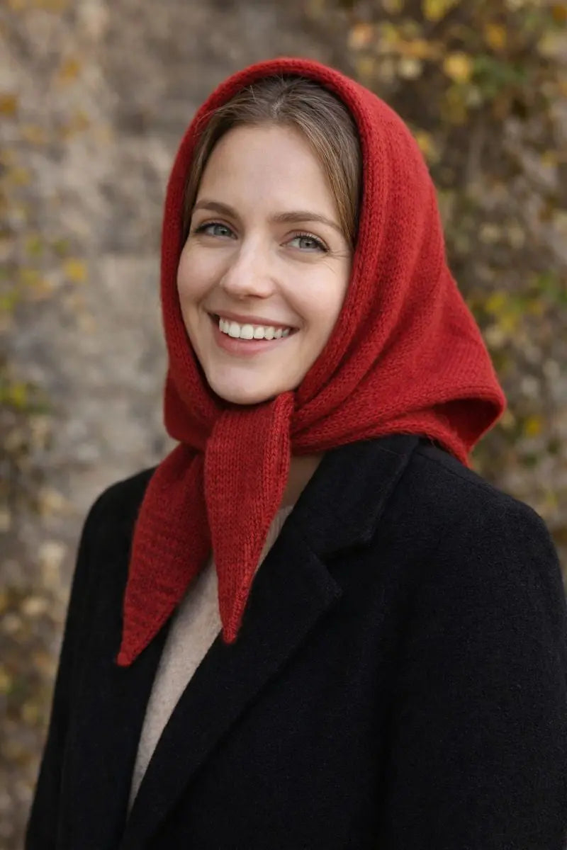 Easy Triangle Scarf Knitting Pattern PDF Bernat