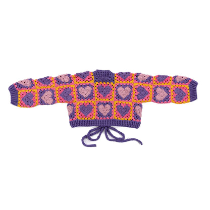 Red Heart Wrapped in Love Crochet Cardigan Red Heart