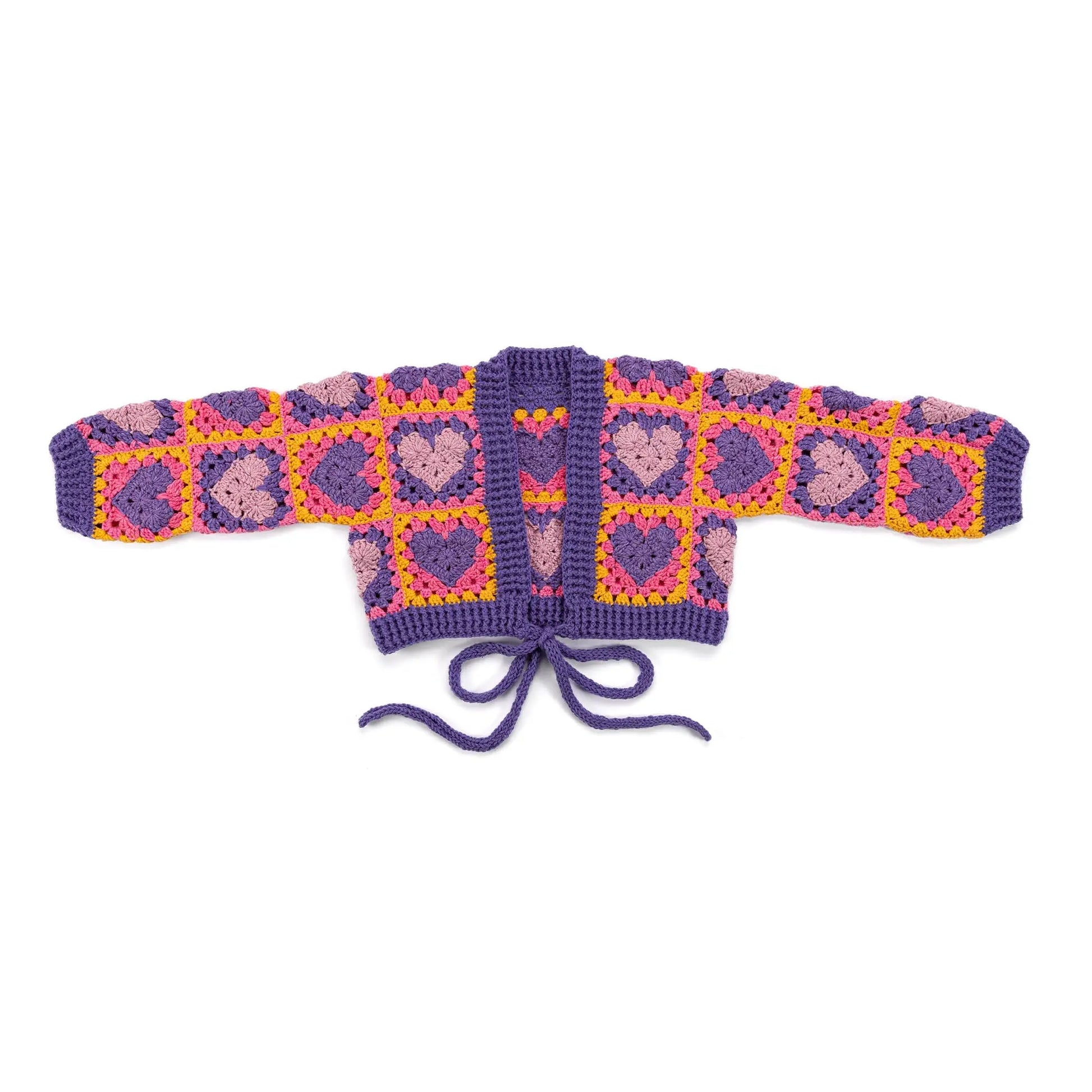 Red Heart Wrapped in Love Crochet Cardigan Red Heart