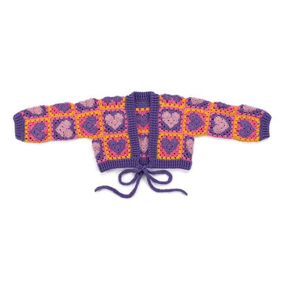 Red Heart Wrapped in Love Crochet Cardigan Red Heart