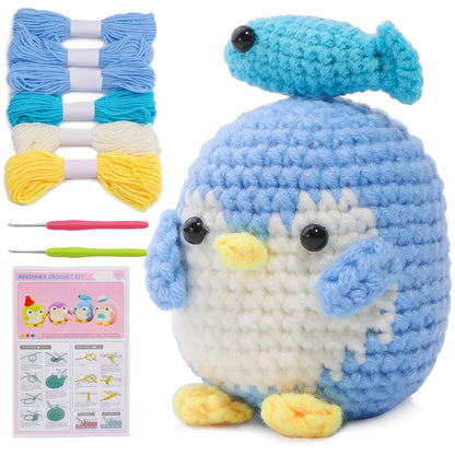 Crochet material kit animal cute figurine The Crochet Nook