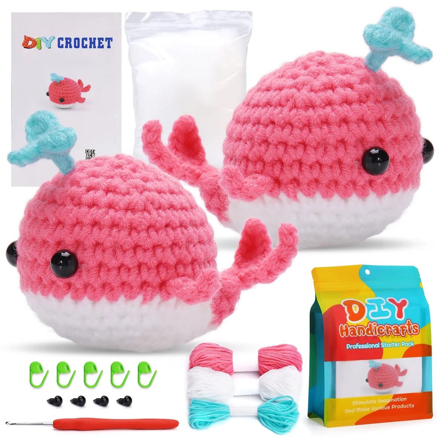Crochet material kit animal cute figurine The Crochet Nook