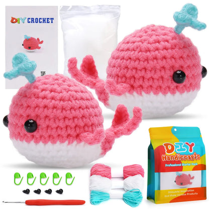 Crochet material kit animal cute figurine The Crochet Nook