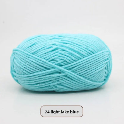 Five-Strand Milk Cotton Yarn for Knitting and DIY Crafts The Crochet Nook