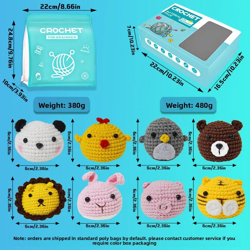 Crochet DIY Kit with English Video Tutorial The Crochet Nook