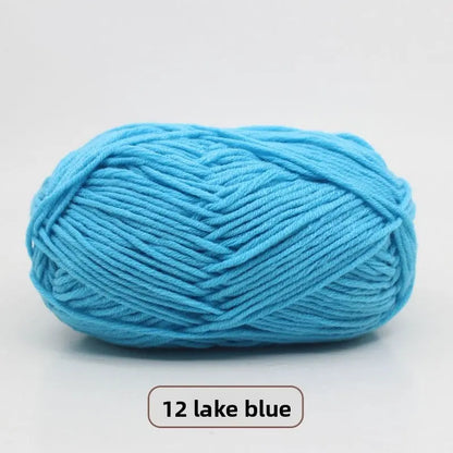 Five-Strand Milk Cotton Yarn for Knitting and DIY Crafts The Crochet Nook