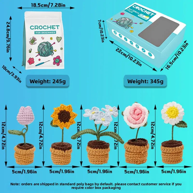 Crochet DIY Kit with English Video Tutorial The Crochet Nook