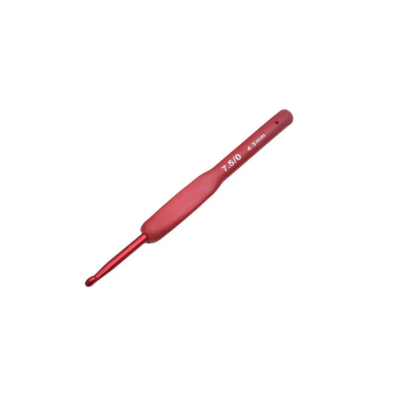 Red crochet DIY hand-weaving tool The Crochet Nook