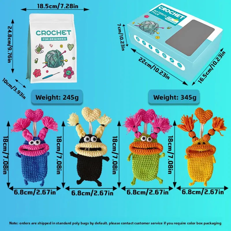 Crochet DIY Kit with English Video Tutorial The Crochet Nook