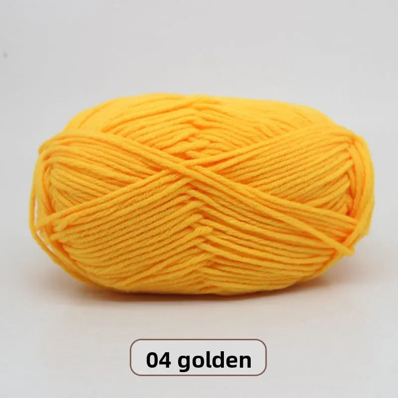 Five-Strand Milk Cotton Yarn for Knitting and DIY Crafts The Crochet Nook