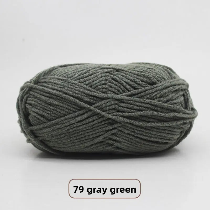 Five-Strand Milk Cotton Yarn for Knitting and DIY Crafts The Crochet Nook