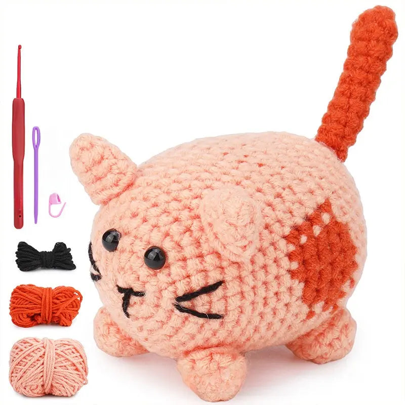Crochet material kit animal cute figurine The Crochet Nook