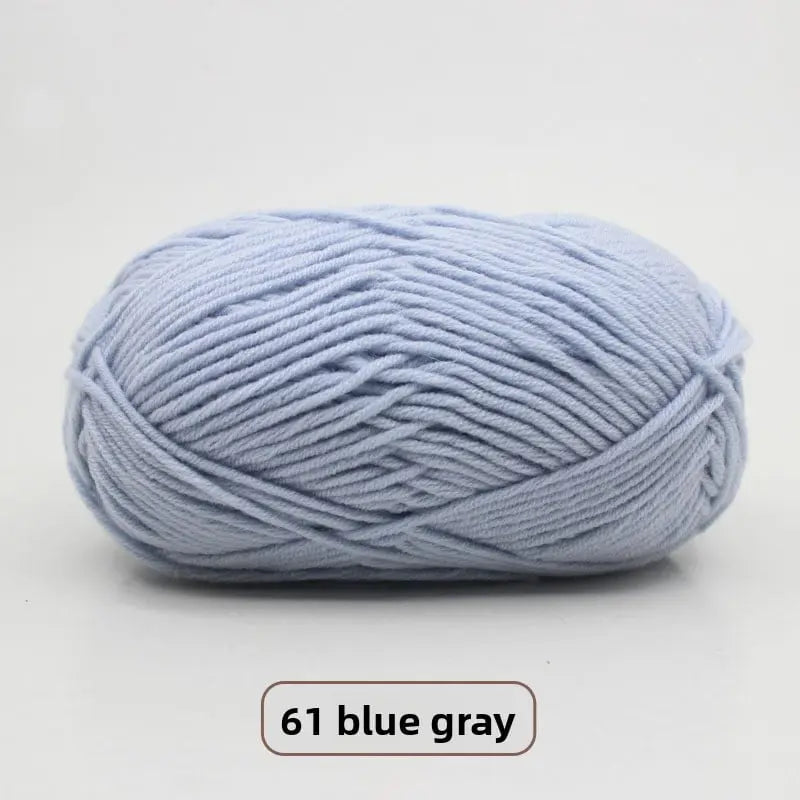 Five-Strand Milk Cotton Yarn for Knitting and DIY Crafts The Crochet Nook