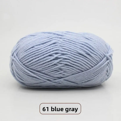 Five-Strand Milk Cotton Yarn for Knitting and DIY Crafts The Crochet Nook