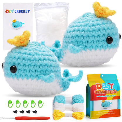 Crochet material kit animal cute figurine The Crochet Nook