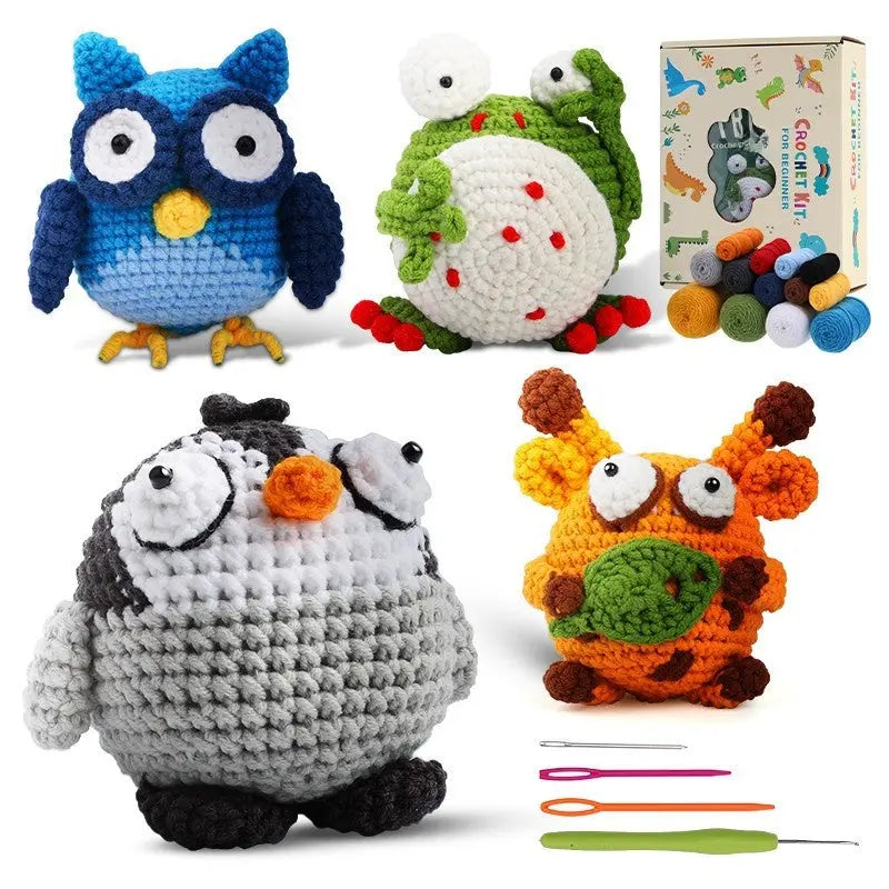 Crochet material kit animal cute figurine The Crochet Nook