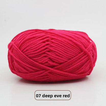 Five-Strand Milk Cotton Yarn for Knitting and DIY Crafts The Crochet Nook