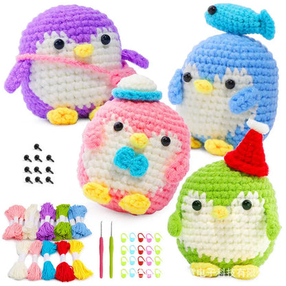 Crochet Material Kit Penguin The Crochet Nook