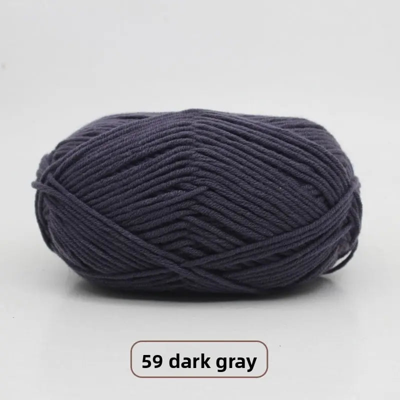 Five-Strand Milk Cotton Yarn for Knitting and DIY Crafts The Crochet Nook