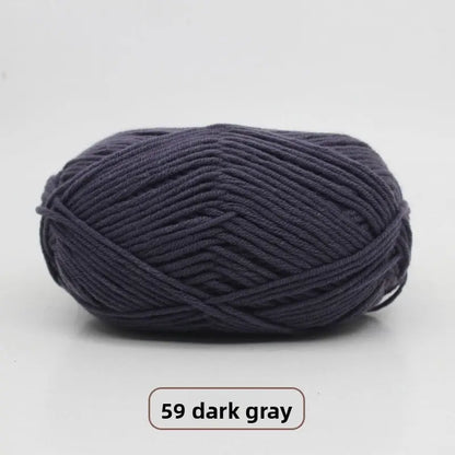 Five-Strand Milk Cotton Yarn for Knitting and DIY Crafts The Crochet Nook