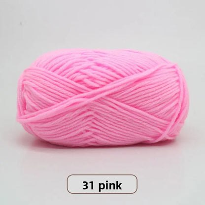 Five-Strand Milk Cotton Yarn for Knitting and DIY Crafts The Crochet Nook
