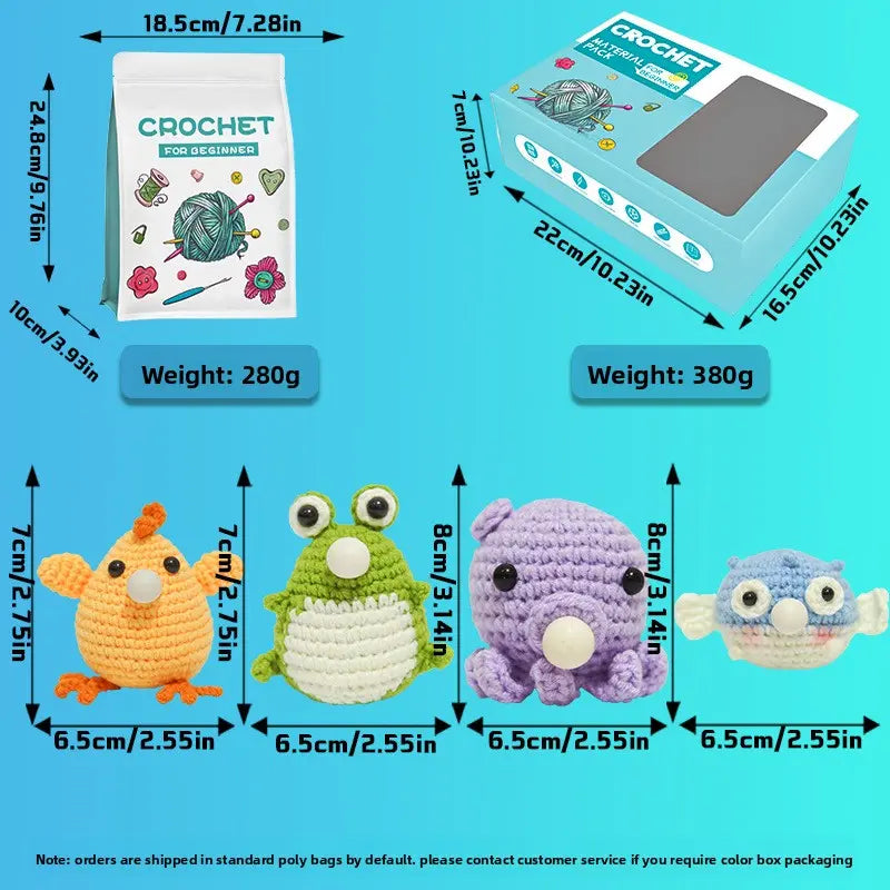 Crochet DIY Kit with English Video Tutorial The Crochet Nook